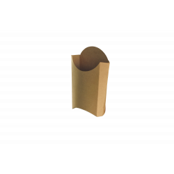 Cornet à frites en carton kraft brun petite taille - 1 000 pcs