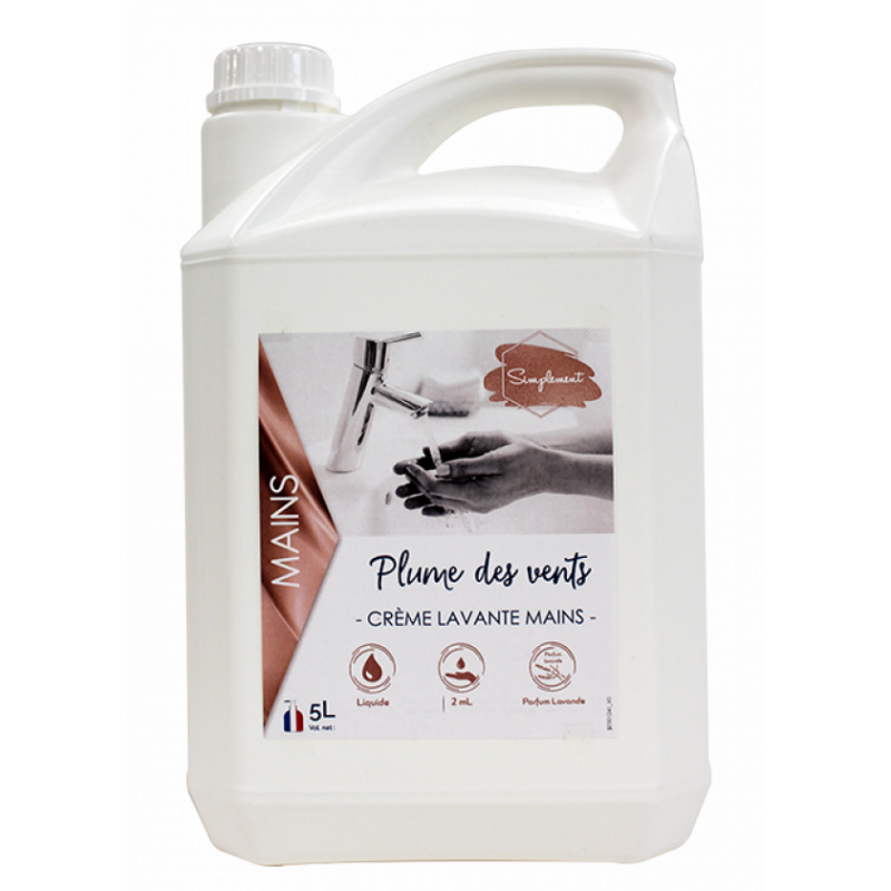 Crème lavante pour les mains lavande 5L Plume des vents-HYDRACHIM