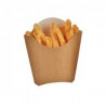 CORNET À FRITES EN CARTON KRAFT BRUN - 100pcs