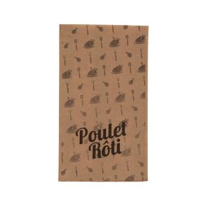 SAC POULETS ESSENTIEL KRAFT 180/65X350 X500