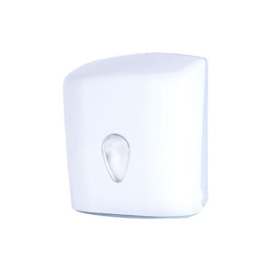 Distributeur d’essuie mains blanc 450 formats