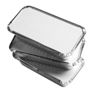 Barquettes en Aluminium avec Couvercles x100