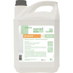 Détergent surodorant SENET 2D – Parfum Fruité – Bidon 5L