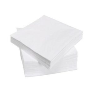 SERVIETTE 30X30 BLANCHE 1 PLI X8000